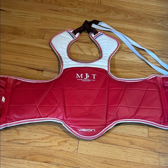 Vision Blue and White Taekwondo Chest Protector - Picture 1 of 4